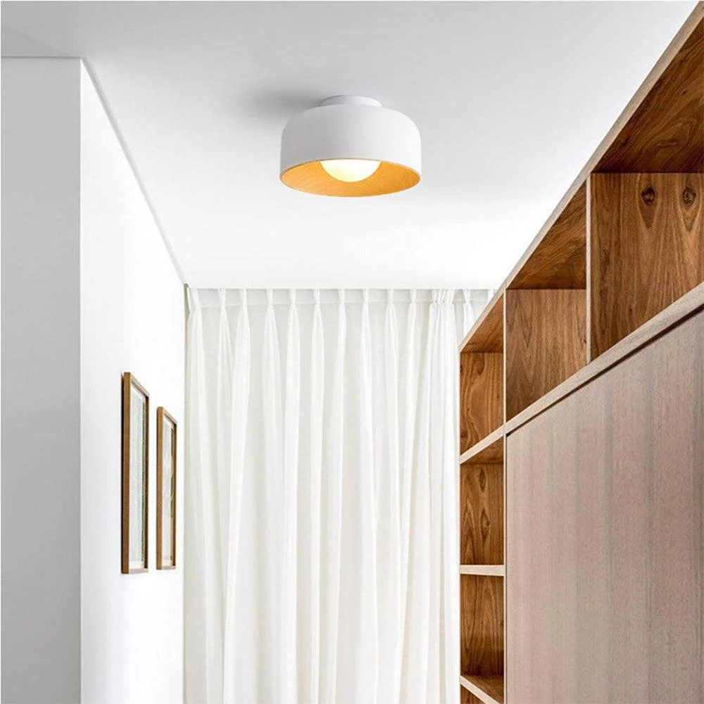 Minimalistbowlshapedmetalceilinglight 3