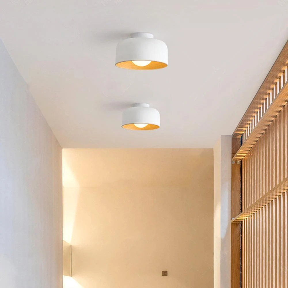 Minimalistbowlshapedmetalceilinglight 5