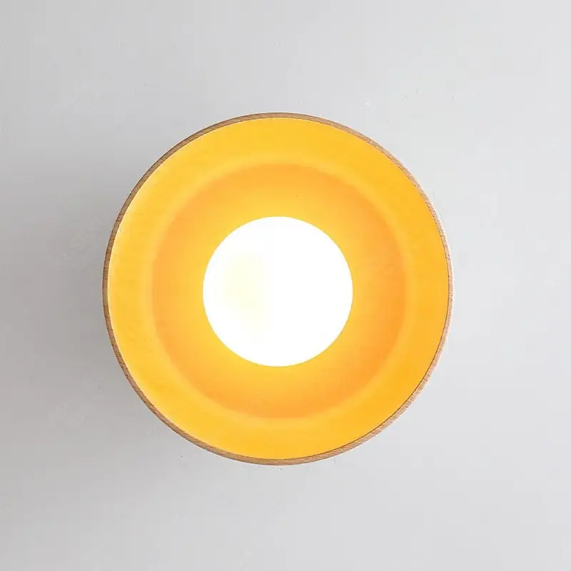 MinimalistBowlShapedMetalCeilingLight