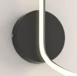 MinimalistCreativeArcsLinesLEDWallLampwith1Light Homeko7