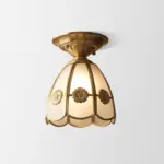 MinimalistEenspoedsCeilingLampinBrass Homeko1
