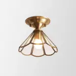 MinimalistEenspoedsCeilingLampinBrass Homeko6
