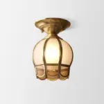 MinimalistEenspoedsCeilingLampinBrass Homeko8