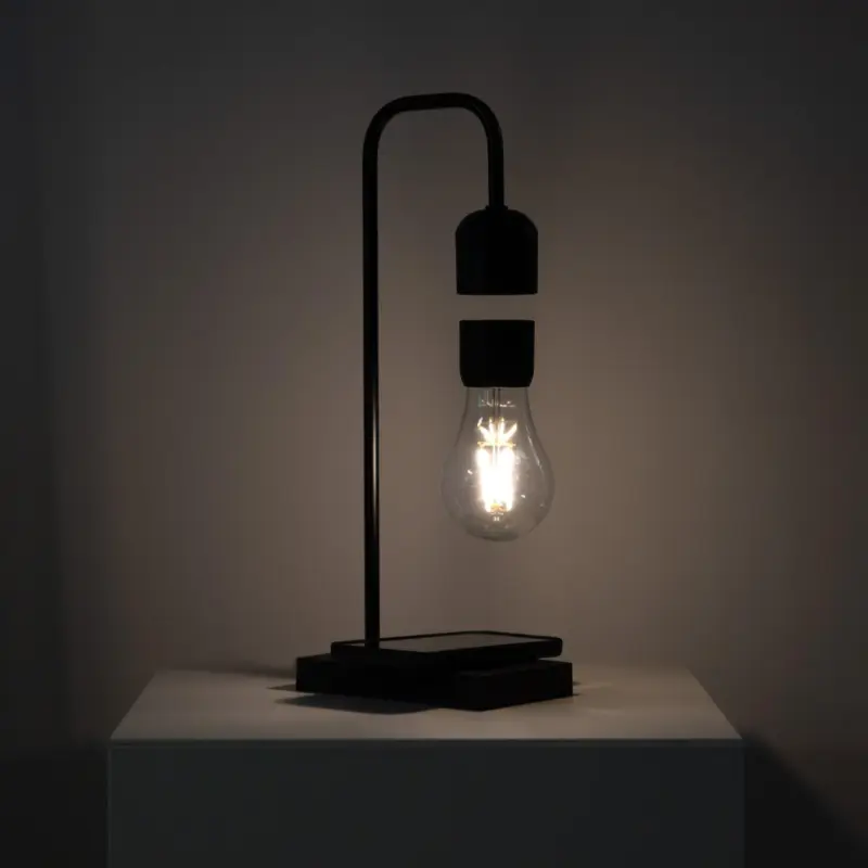 MinimalistFloatingLEDLampwithWirelessPhoneCharger Homeko2