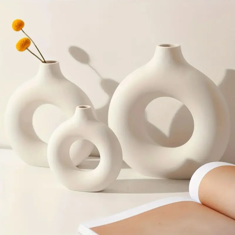 MinimalistNordicDonutDesignVase Homeko2