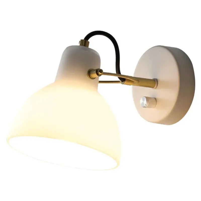 MinimalistSimpleWhiteGlassWallLamp Homeko8