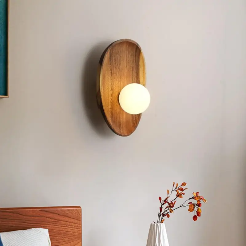 MinimalistSolidWoodWallLamp Homeko7