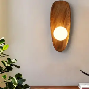 Homeko Solid Wood Wall Sconce