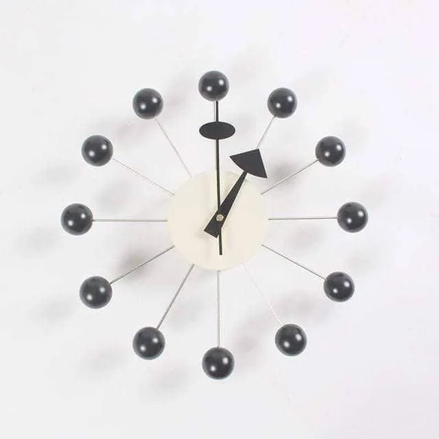 Minimalist 3D Ball Wall Clock: A Sophisticated Timekeeping Solution -