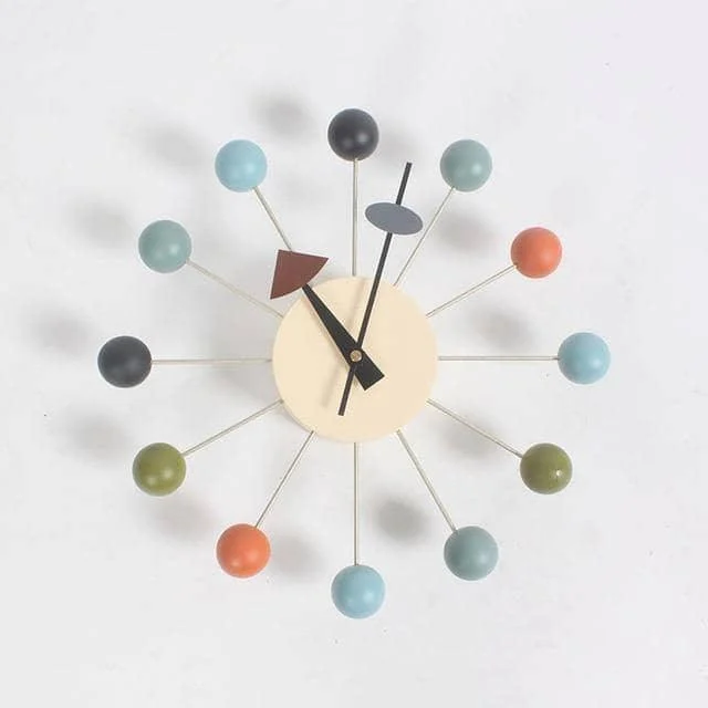 Minimalist 3D Ball Wall Clock: A Sophisticated Timekeeping Solution -
