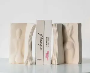 Minimalist Abstract Body Ceramic Book Vase