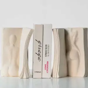 Minimalist Abstract Body Ceramic Book Vase - 