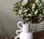 Minimalist Abstract Ceramic Scandinavian Vase