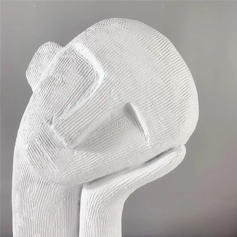 Minimalist Abstract Figure Home Decor Sculpture -