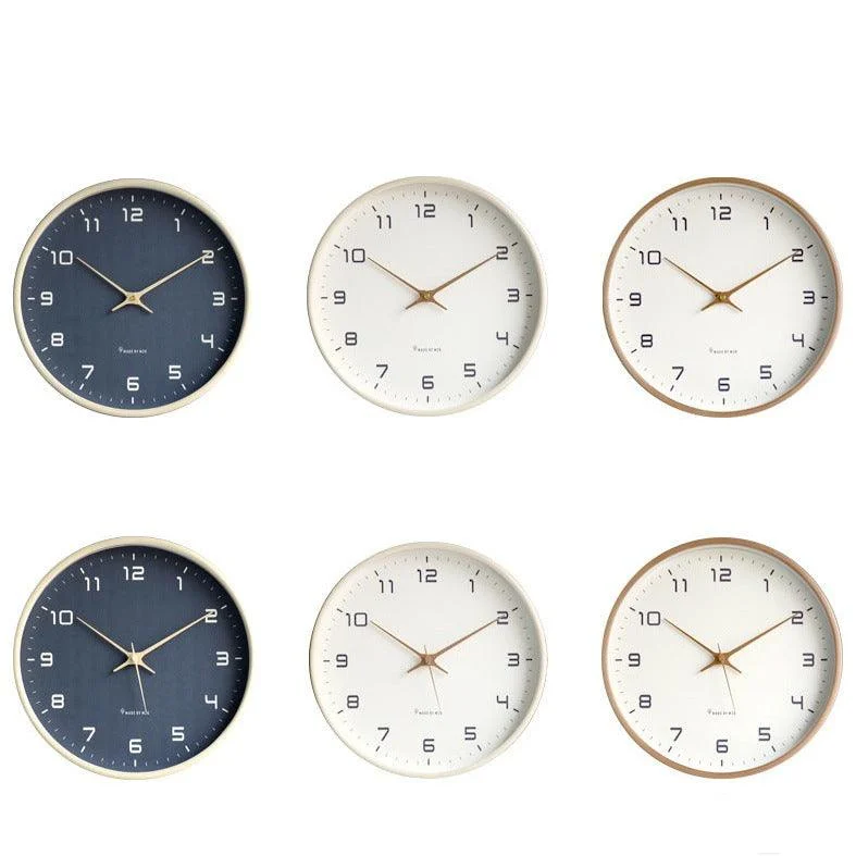 Minimalist Analogue Wall Décor Wooden Clock for Home -