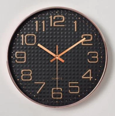 Minimalist Bedroom Silent Wall Clock 10 Inches -