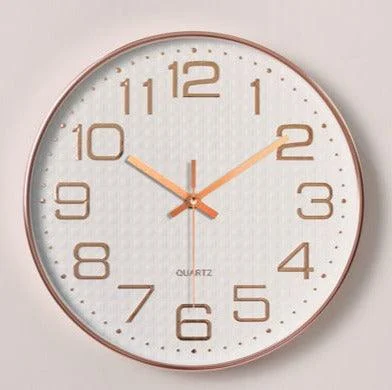 Minimalist Bedroom Silent Wall Clock 10 Inches -