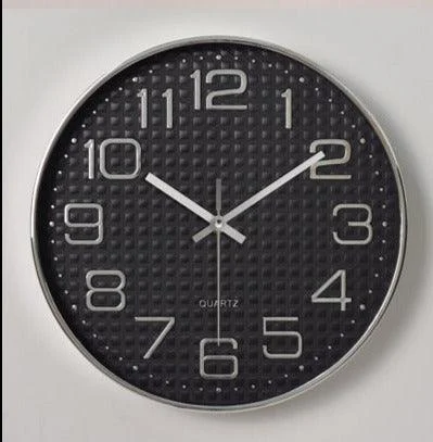 Minimalist Bedroom Silent Wall Clock 10 Inches -
