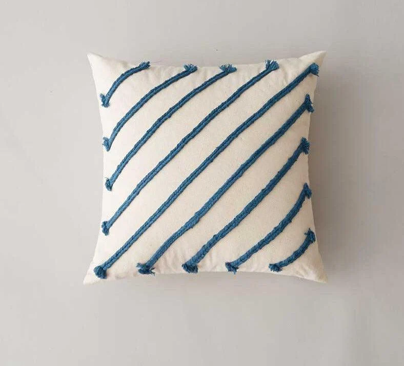 Minimalist Black And White Striped Pillow Covers -