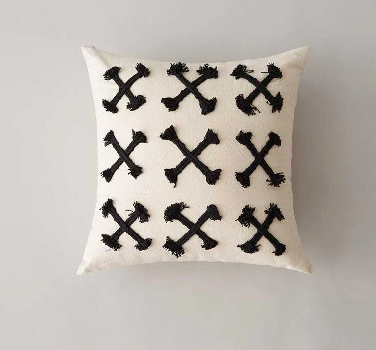 Minimalist Black And White Striped Pillow Covers -