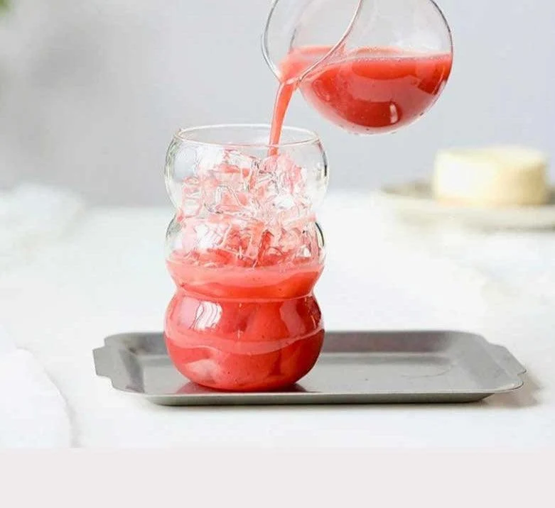 Minimalist Borosilicate Glass Bubble Mug -