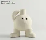 Minimalist Ceramic Bigfoot Funny Vase
