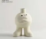 Minimalist Ceramic Bigfoot Funny Vase