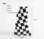 Minimalist_Ceramic_Black_And_White_Checkered_Vase_-_-4337877 Minimalist Ceramic Black And White Checkered Vase