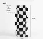 Minimalist_Ceramic_Black_And_White_Checkered_Vase_-_-4337884 Minimalist Ceramic Black And White Checkered Vase