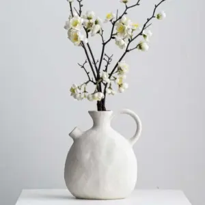 Minimalist Ceramic Boho Flower Vases - 