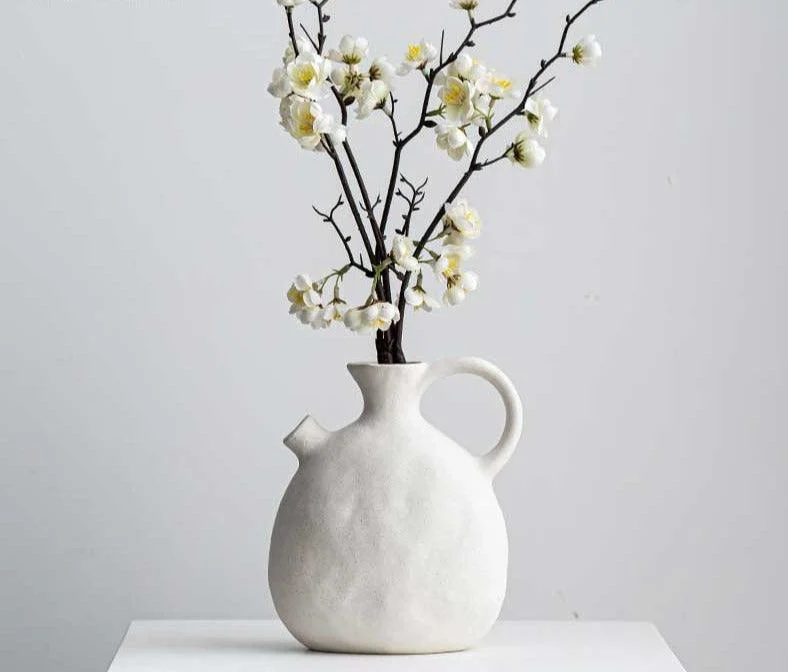 Minimalist Ceramic Boho Flower Vases -