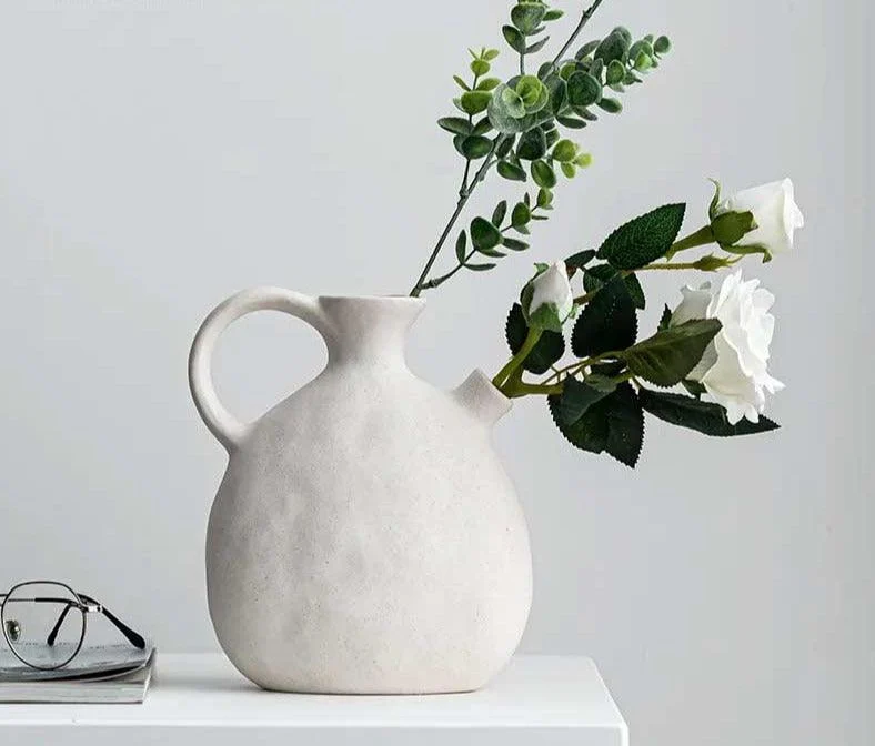 Minimalist Ceramic Boho Flower Vases -