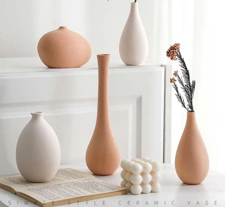 Minimalist Ceramic Boho Vase -