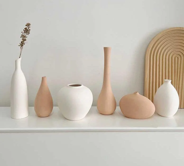 Minimalist Ceramic Boho Vase -