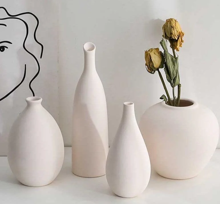 Minimalist Ceramic Boho Vase -