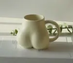 Minimalist Ceramic Chubby Butt Mug