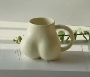 Minimalist Ceramic Chubby Butt Mug