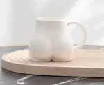 Minimalist Ceramic Chubby Butt Mug