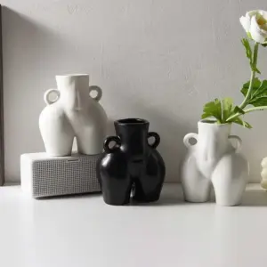 Minimalist Cheeky Ceramic Bum Vase - 