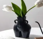 Minimalist Cheeky Ceramic Bum Vase
