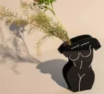 Minimalist Contrast Acryclic Body Vase