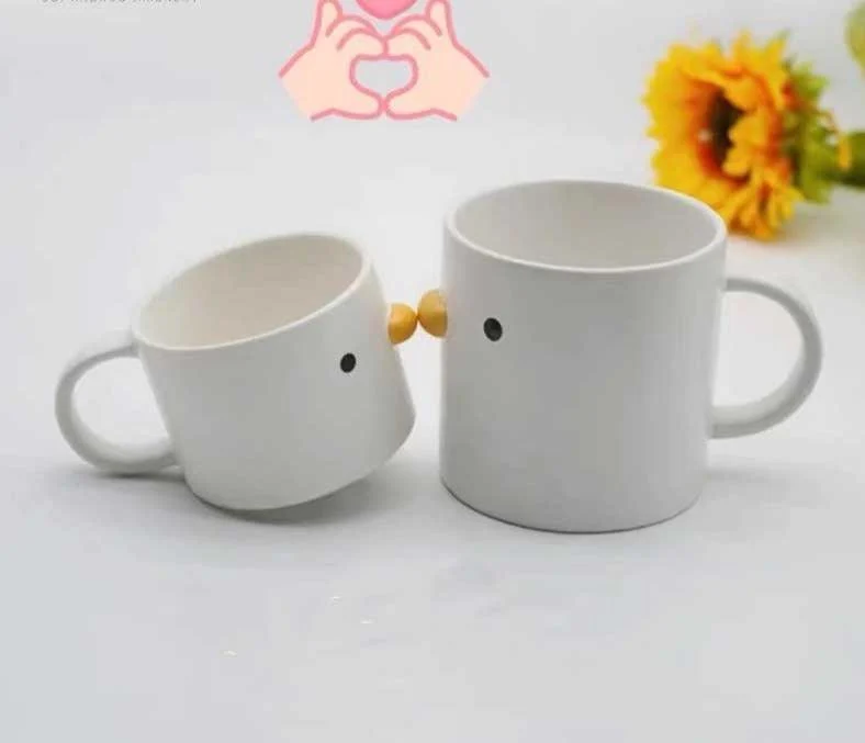 Minimalist Cute Ceramic Duck Mug -