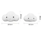 Minimalist Cute White Ceramic Cloud Vase