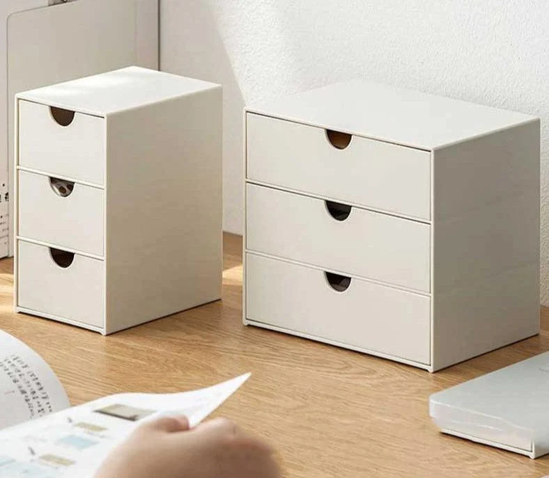 Minimalist Desktop Jewelry Cosmetic Office Storage Drawer -