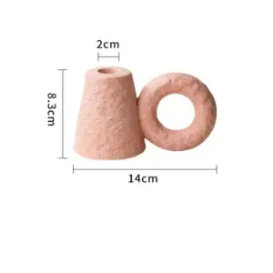 Minimalist Earthy Ceramic Candlestick Holder With Handle - 