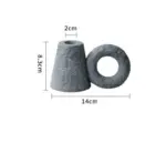 Minimalist Earthy Ceramic Candlestick Holder With Handle
