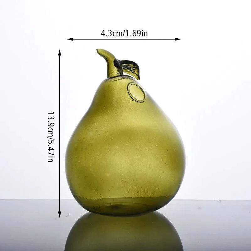 Minimalist Fruit Shaped Glass Vase -