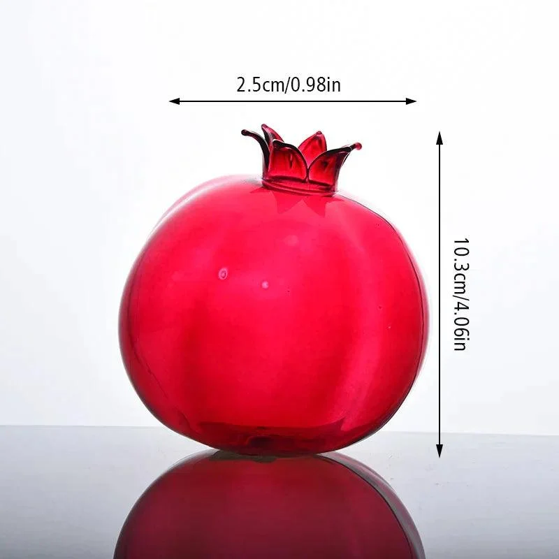 Minimalist Fruit Shaped Glass Vase -