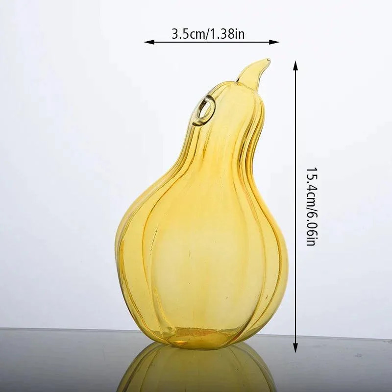 Minimalist Fruit Shaped Glass Vase -