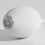 Minimalist Handmade Black and White Art Zen Ceramic Vase